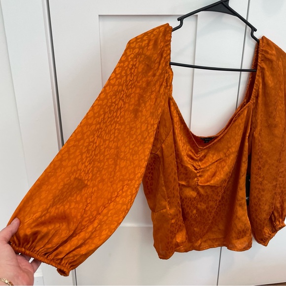 🧡🐆 GUESS LEOPARD PRINT TOP 🐆🧡 - Picture 3 of 7
